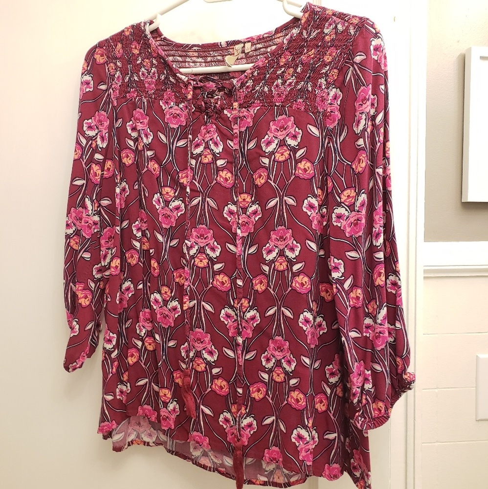 Beautiful floral blouse